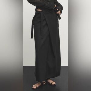 Linen PAREO Skirt Massimo Dutti